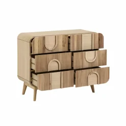 Commode<Made in Meubles Commode en bois de paulownia Nilo