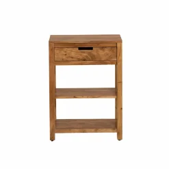 Table Console<Made in Meubles Console avec tiroir en bois d'acacia Orane