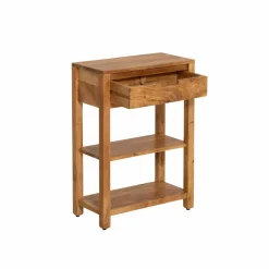 Table Console<Made in Meubles Console avec tiroir en bois d'acacia Orane