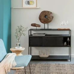 Table Console<Made in Meubles Console en bois de manguier Lilian