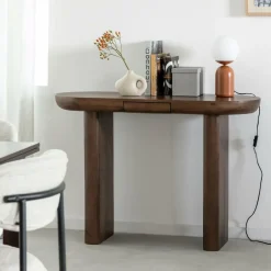 Table Console<Made in Meubles Console en bois de manguier Kate