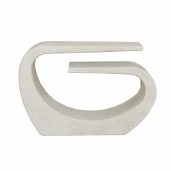 Table Console<Made in Meubles Console en bois effet béton blanc Danaé