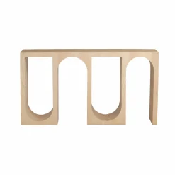 Table Console<Made in Meubles Console en chêne massif clair Octave