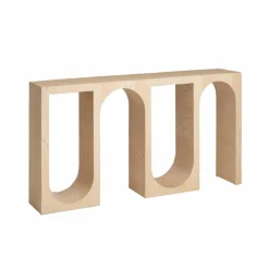 Table Console<Made in Meubles Console en chêne massif clair Octave