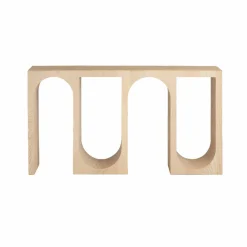 Table Console<Made in Meubles Console en chêne massif clair Octave