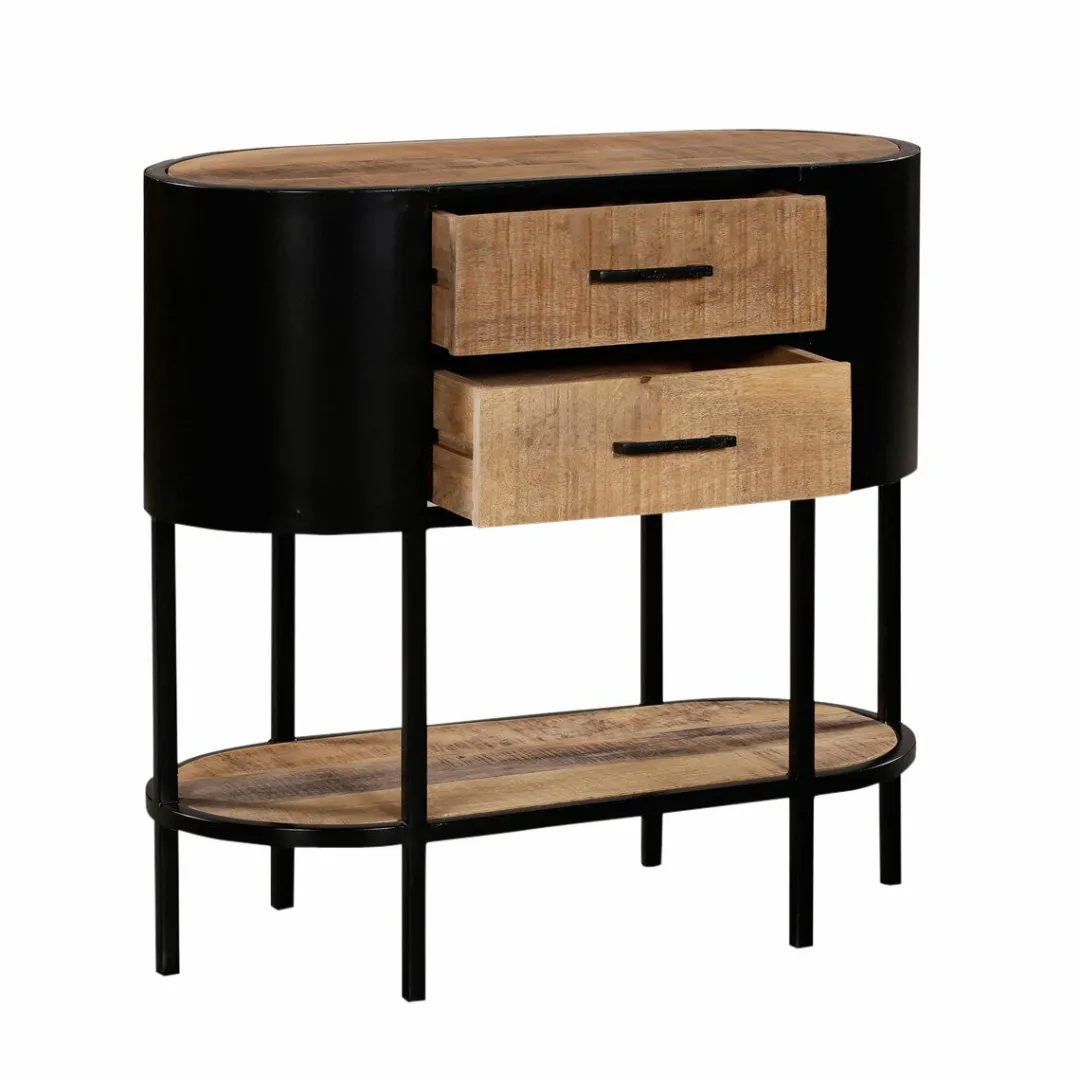 Table Console<Made in Meubles Console en métal Achille