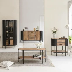 Table Console<Made in Meubles Console en métal Achille