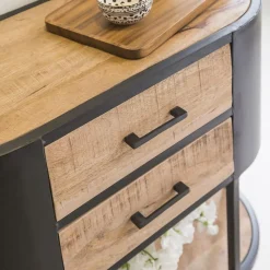 Table Console<Made in Meubles Console en métal Achille