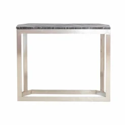 Table Console<Made in Meubles Console en métal et marbre Noé