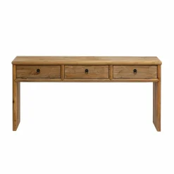 Table Console<Made in Meubles Console en pin recyclé Blaise