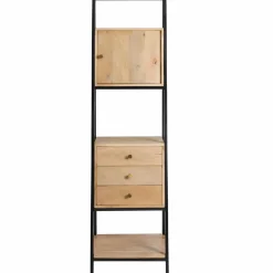 Etagère<Made in Meubles Etagère en bois de manguier et métal Mathieu