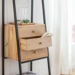 Etagère<Made in Meubles Etagère en bois de manguier et métal Mathieu