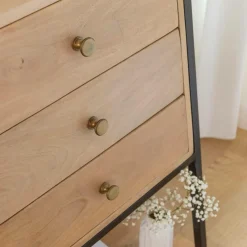 Etagère<Made in Meubles Etagère en bois de manguier et métal Mathieu