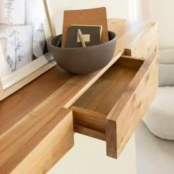 Etagère<Made in Meubles Etagère murale asymétrique en bois d'acacia Orane