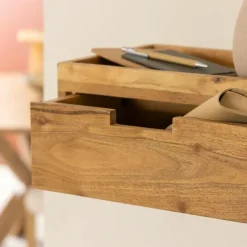 Etagère|Chevet<Made in Meubles Etagère murale carrée en bois d'acacia Orane