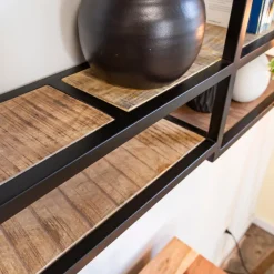 Etagère|Décoration<Made in Meubles Etagère murale en bois de manguier et métal Jacynthe