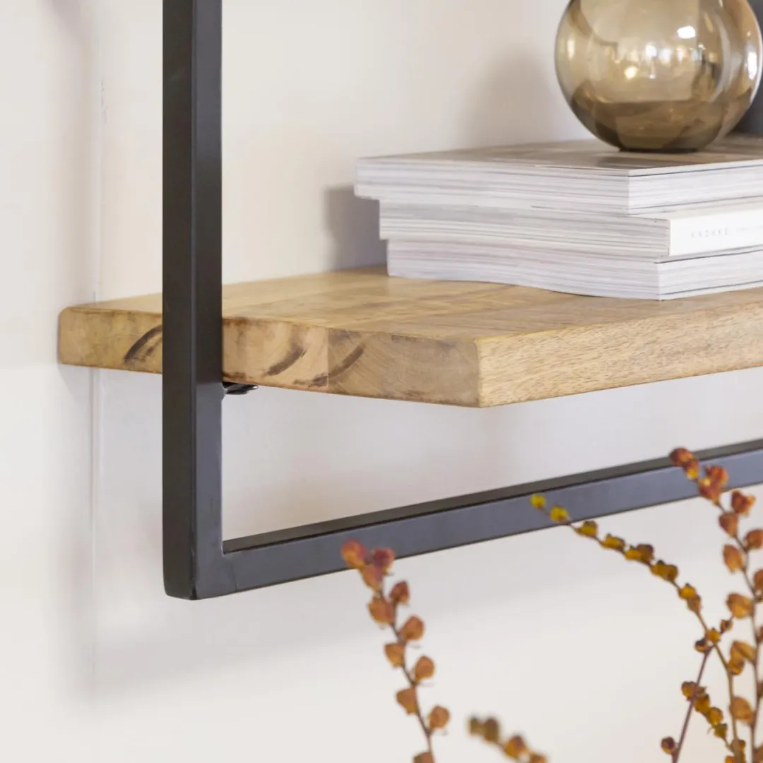 Etagère|Décoration<Made in Meubles Etagère murale en bois de manguier petit modèle Joie