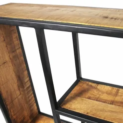 Etagère<Made in Meubles Etagère murale en métal et bois de manguier Marcel