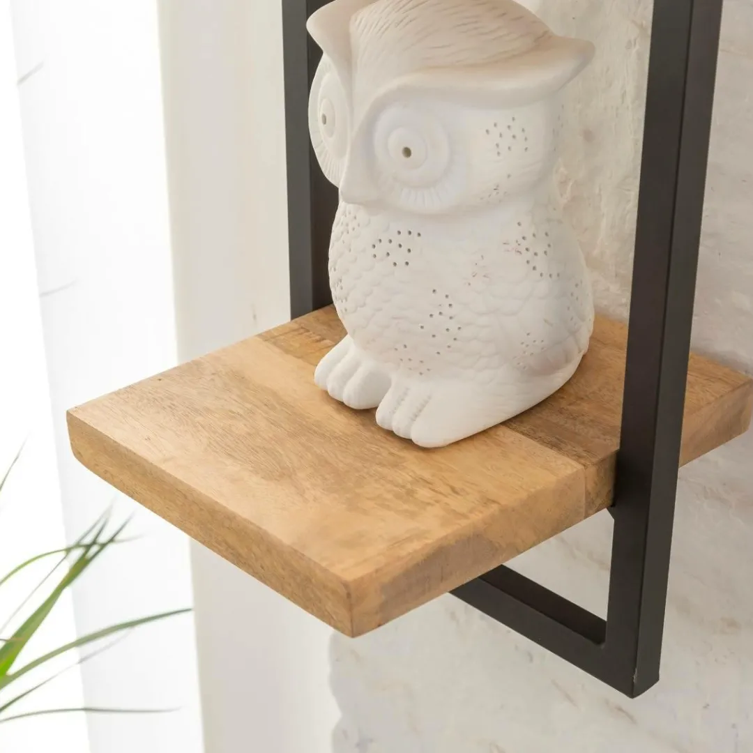 Etagère|Décoration<Made in Meubles Etagère murale haute en bois de manguier Joie