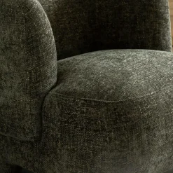 Fauteuil<Made in Meubles Fauteuil arrondi en tissu Norton
