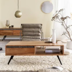 Fauteuil<Made in Meubles Fauteuil assise suspendue kaki Rosalie