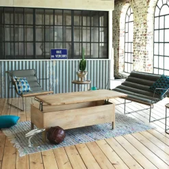 Fauteuil<Made in Meubles Fauteuil assise suspendue kaki 2 places Rosalie