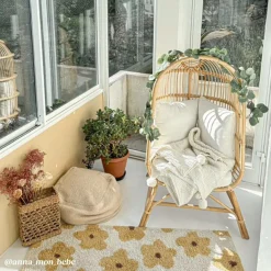 Fauteuil<Made in Meubles Fauteuil confort haut en rotin Rattan