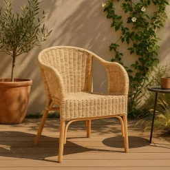 Chaise De Jardin<Made in Meubles Fauteuil de jardin en rotin Nohan