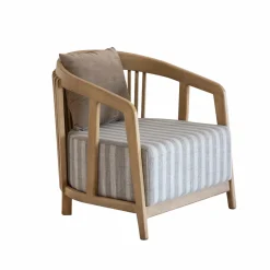 Fauteuil<Made in Meubles Fauteuil en bois de manguier Térence