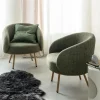 Fauteuil<Made in Meubles Fauteuil en tissu confort Orenzo