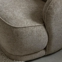 Fauteuil<Made in Meubles Fauteuil en tissu taupe Travis