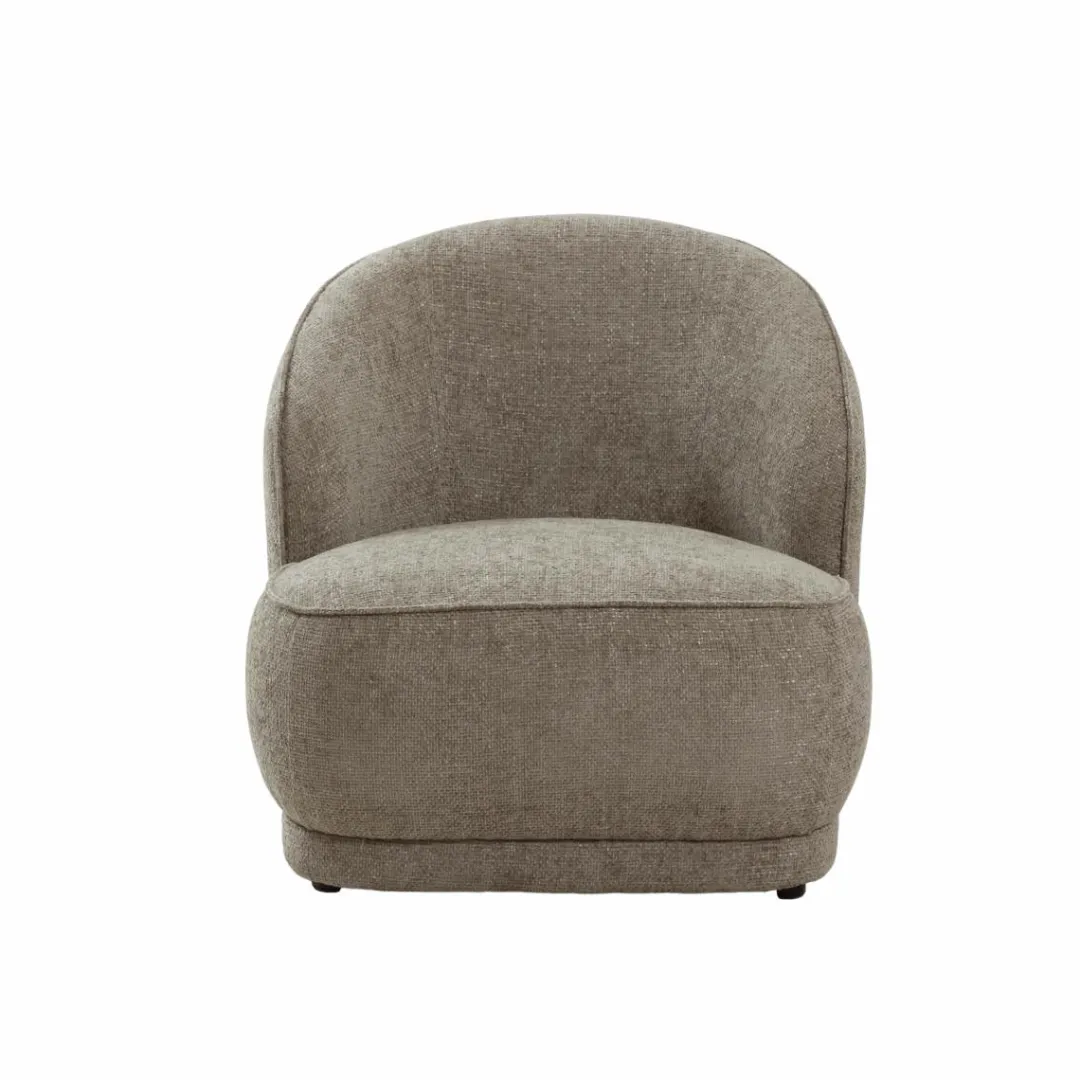 Fauteuil<Made in Meubles Fauteuil en tissu taupe Travis