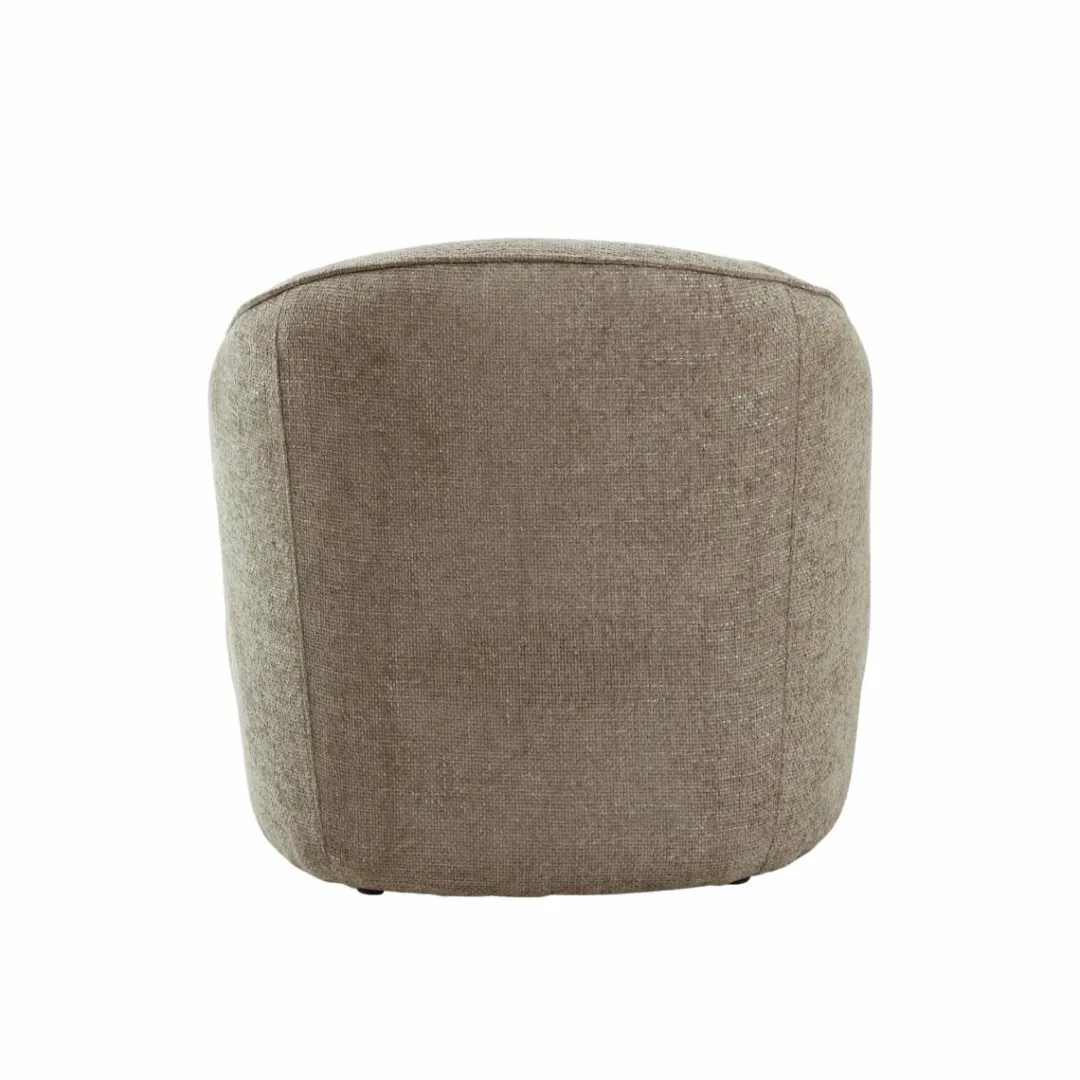 Fauteuil<Made in Meubles Fauteuil en tissu taupe Travis