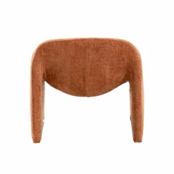 Fauteuil<Made in Meubles Fauteuil en tissu terracotta Théa