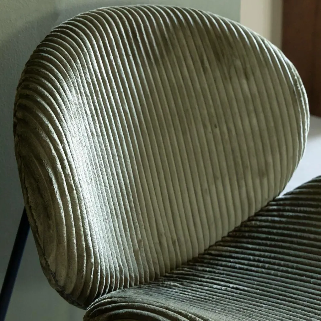 Fauteuil<Made in Meubles Fauteuil en velours vert Dorian