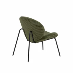 Fauteuil<Made in Meubles Fauteuil en velours vert Dorian