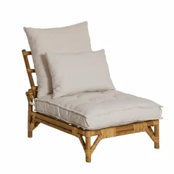 Fauteuil<Made in Meubles Fauteuil futon en rotin 1 place Elisa