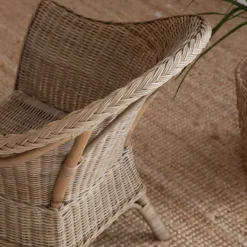 Fauteuil<Made in Meubles Fauteuil pour enfant en rotin Amael