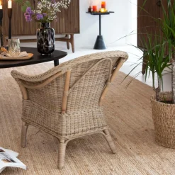 Fauteuil<Made in Meubles Fauteuil pour enfant en rotin Amael