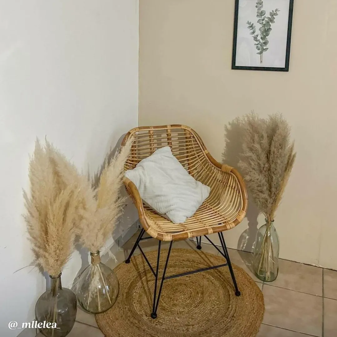 Fauteuil<Made in Meubles Fauteuil rotin pieds compas Rattan