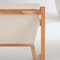 Fauteuil<Made in Meubles Fauteuil symétrique en bois de mindy Suzie