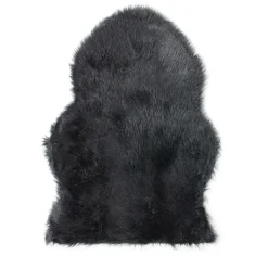 Décoration<Made in Meubles Jeté en fausse fourrure noire