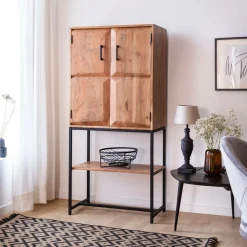 Lampe À Poser<Made in Meubles Lampe à  poser en bois de manguier Will