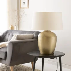 Lampe À Poser<Made in Meubles Lampe à  poser en métal doré Nio