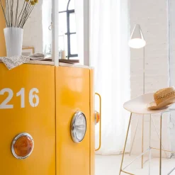 Lampe Sur Pied<Made in Meubles Lampe sur pied design métal gris Aude