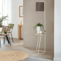 Lampe Sur Pied<Made in Meubles Lampe sur pied en métal et en jute Rosanne