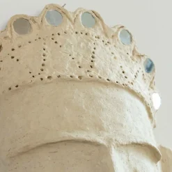 Décoration<Made in Meubles Masque avec couronne en papier mâché Antoine