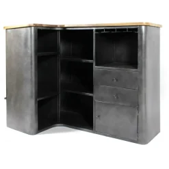 Meuble Bar<Made in Meubles Meuble bar en angle en métal Locker