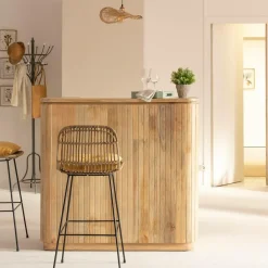 Meuble Bar<Made in Meubles Meuble bar en bois de manguier Lou