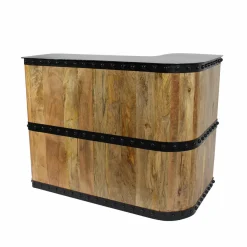 Meuble Bar<Made in Meubles Meuble bar en bois de manguier New-York